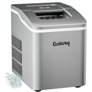 Barara King Ice Makers, Ice Making Ice Maker Machine,Portable Countertop Ice Maker Machine with Scoop-Silver
